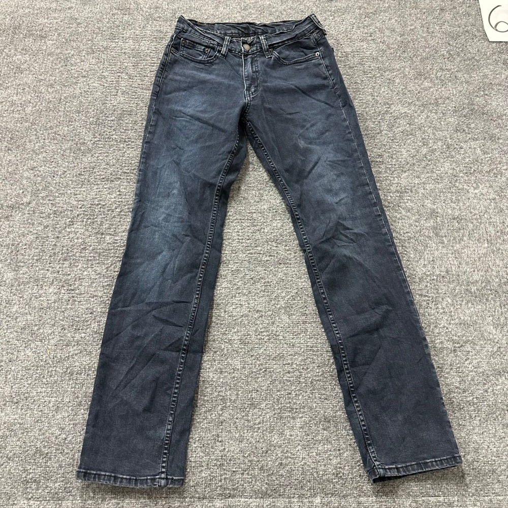 Levi's Jeans Mens Size 29x32 Blue 514 Straight Fit Dark Wash Stretch Denim